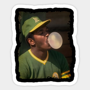 Vida Blue in Oakland Athletics Vintage #3 Sticker